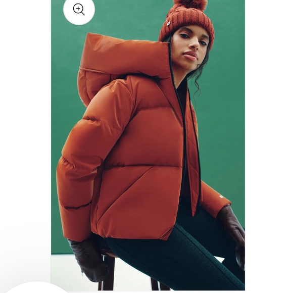 Soia & Kyo Jackets & Blazers - Soia @ Kyo iroh Down Puffer Jacket Relaxed Fit Orange, Size M
